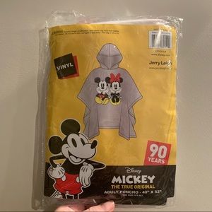 Disney Mickey Minnie Adult Vinyl Poncho NWT